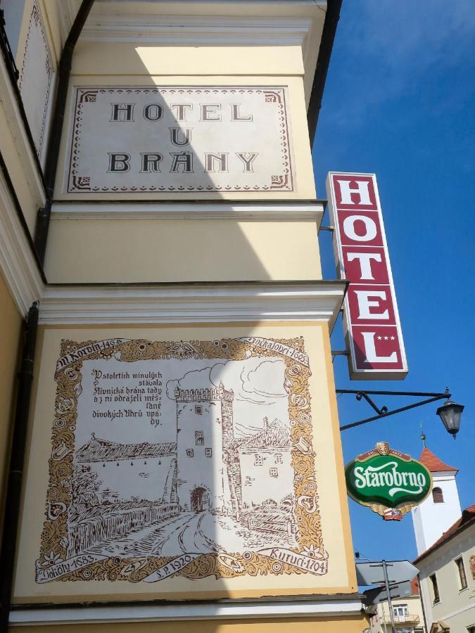 Hotel U Brany Uherský Brod Exterior foto
